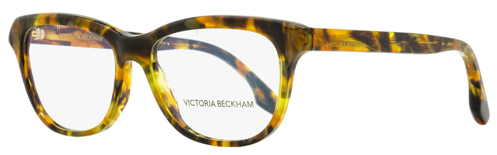 Victoria Beckham Rectangular Eyeglasses VB2607 213 Gold/Havana 55mm Gold Havana