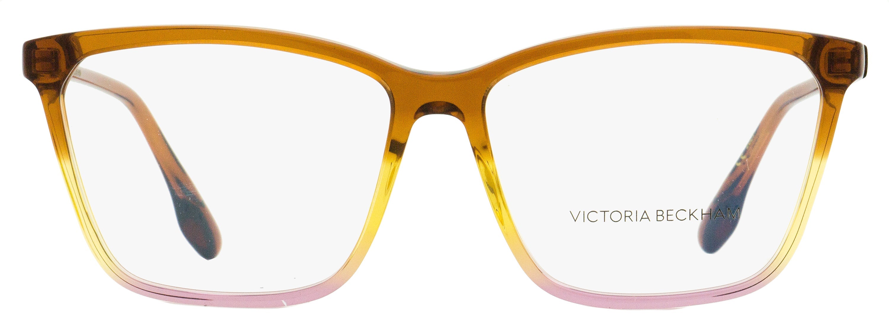Victoria Beckham Rectangular Eyeglasses VB2614 241 Caramel/Pink 57mm