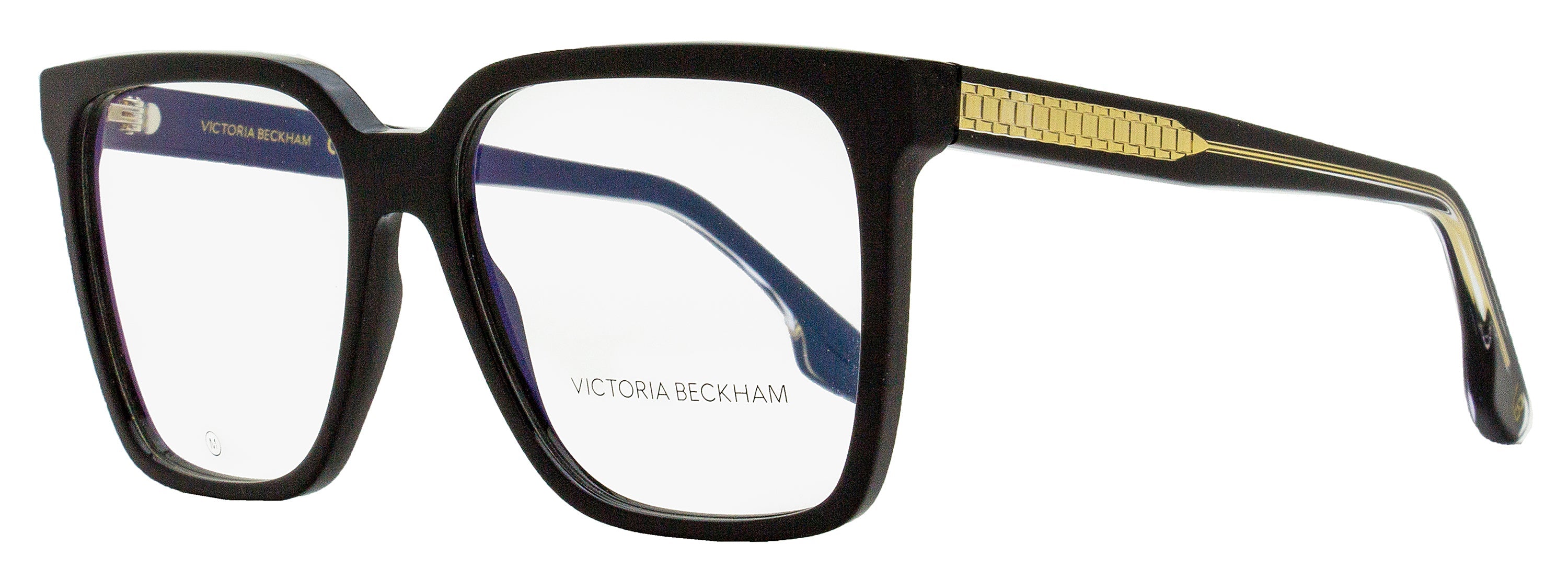 Victoria Beckham Large Square Eyeglasses VB2669 001 Black 55mm Black