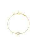 Van Cleef & Arpels 18K Yellow Gold Sweet Alhambra MOP Bracelet