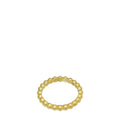 Van Cleef & Arpels 18K Yellow Gold Perlée Pearls Medium Model Ring 52
