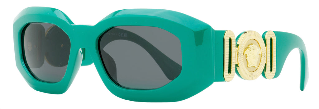 Versace Geometric Sunglasses VE4425U 536487 Green 54mm Green