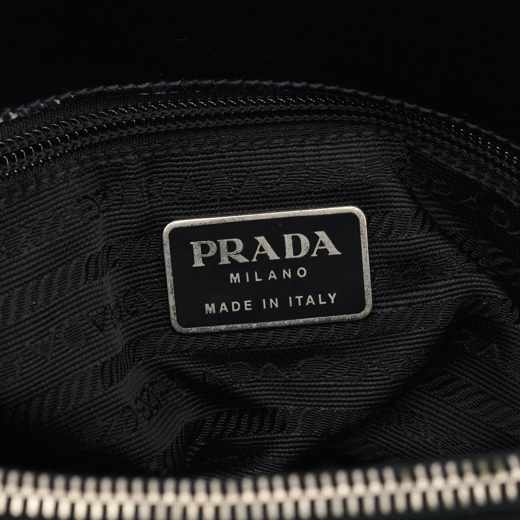 1995 Black Spazzolato Sport Tote Bag