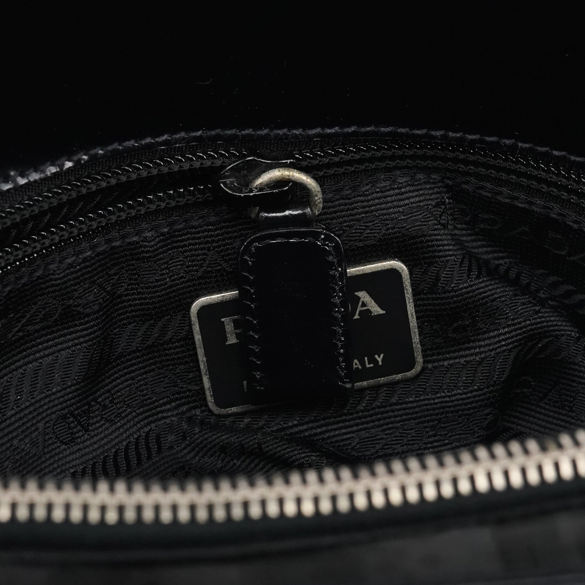 1995 Black Spazzolato Sport Tote Bag