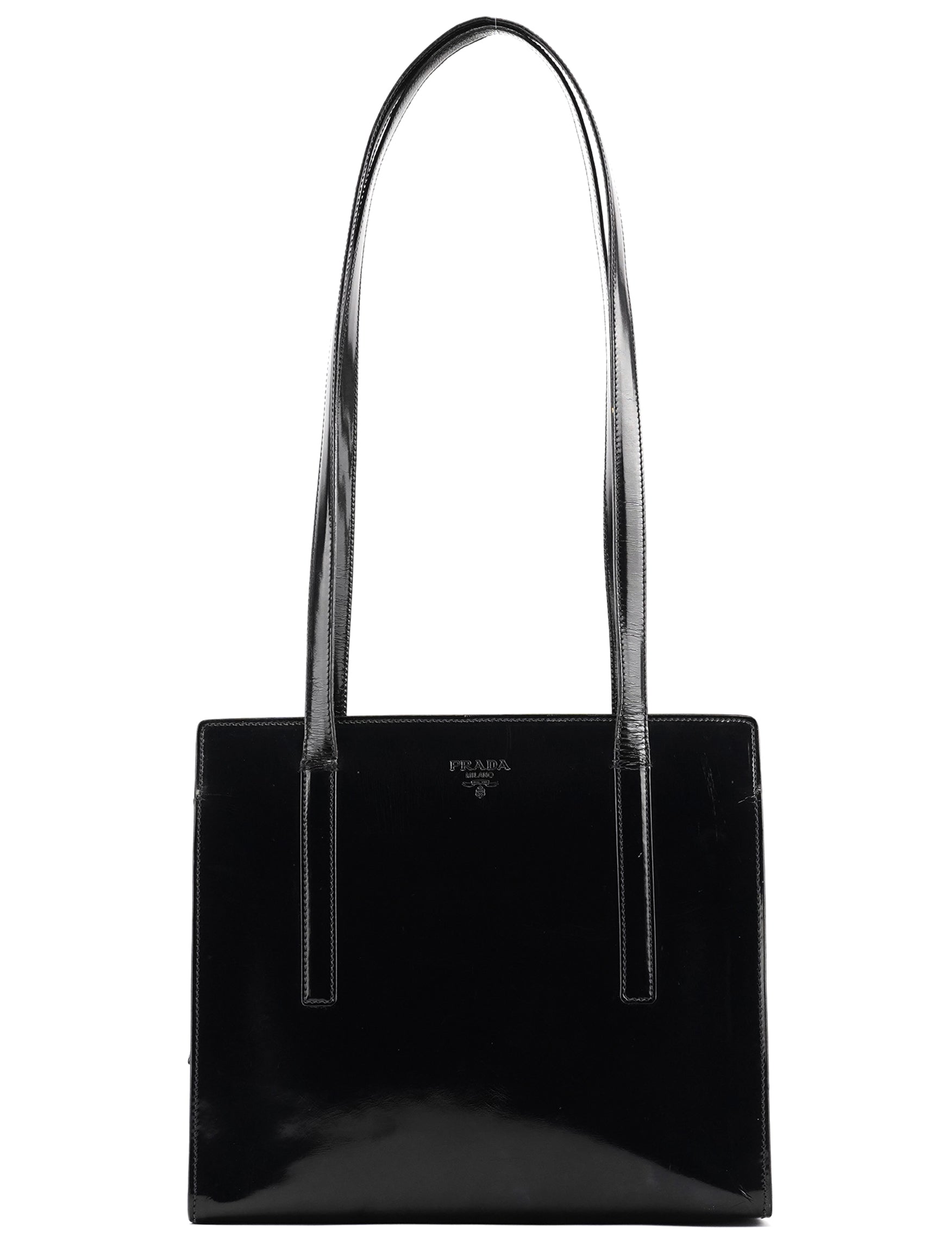 1995 Black Spazzolato Sport Tote Bag