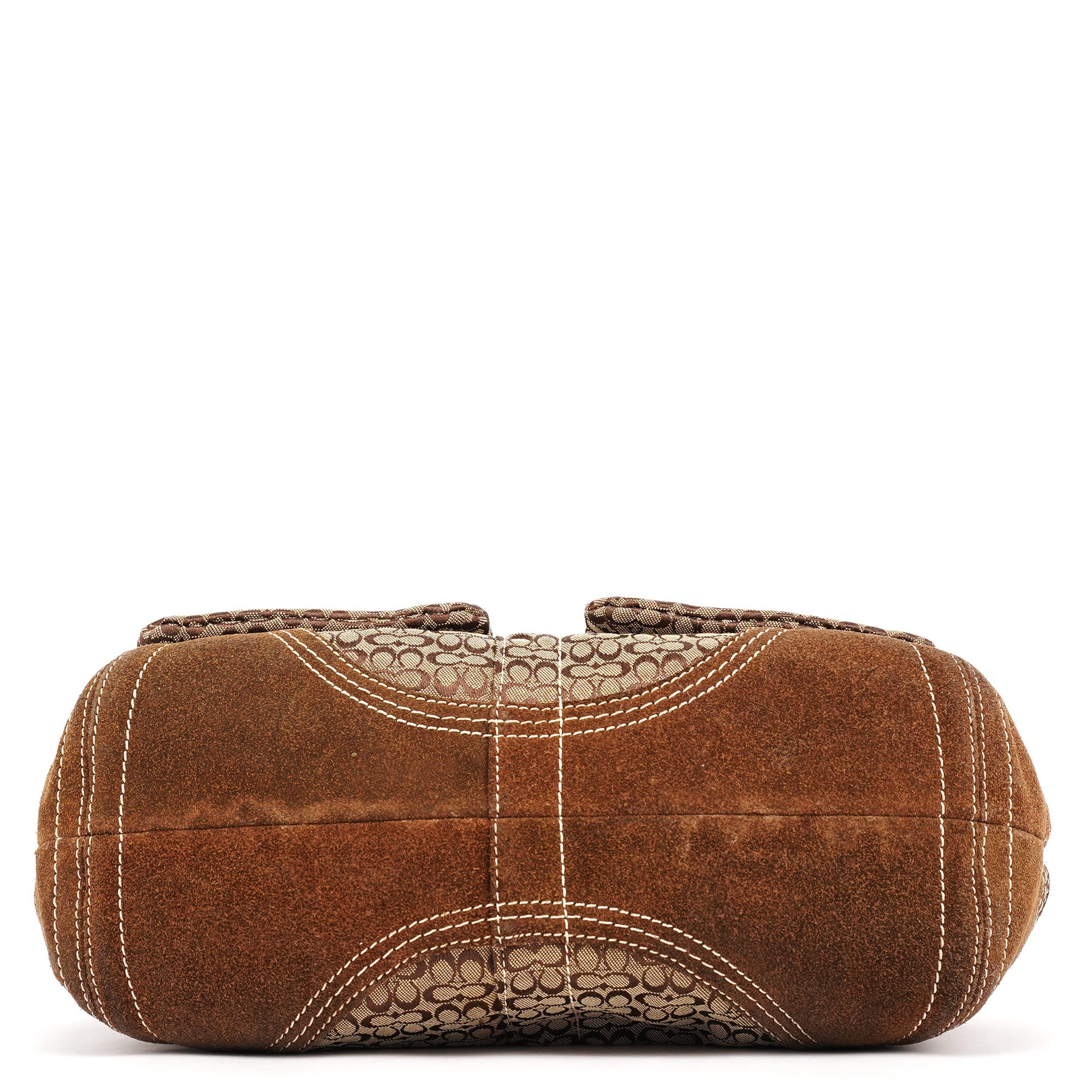 3646 Beige Brown Signature Soho Tote Bag