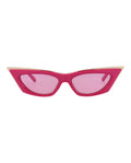 Valentino Womens Cat Eye Pink Pink Pink Fashion Designer Eyewear