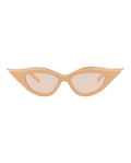 Valentino Womens Cat Eye Beige Beige Nude Fashion Designer Eyewear