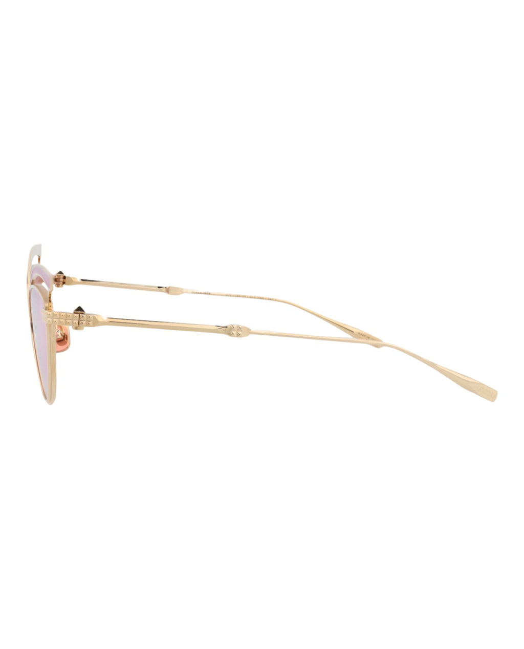Valentino Womens Cat Eye Gold-Gold-Pink Fashion Designer Eyewear