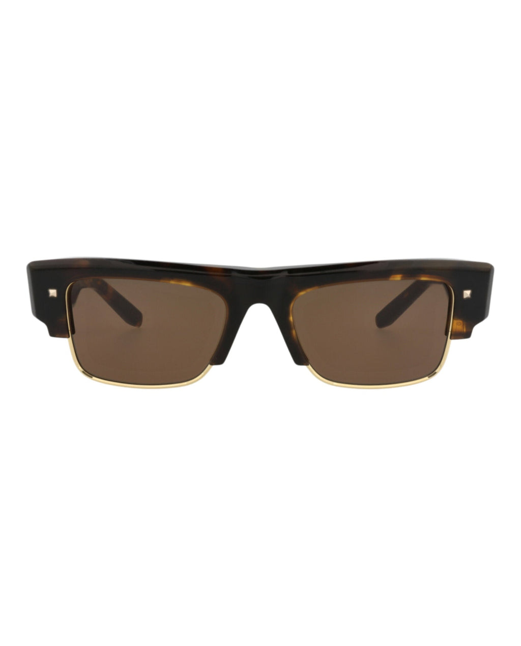 Valentino Unisex Square/Rectangle Tortoise-Tortoise-Brown Fashion Designer Eyewear