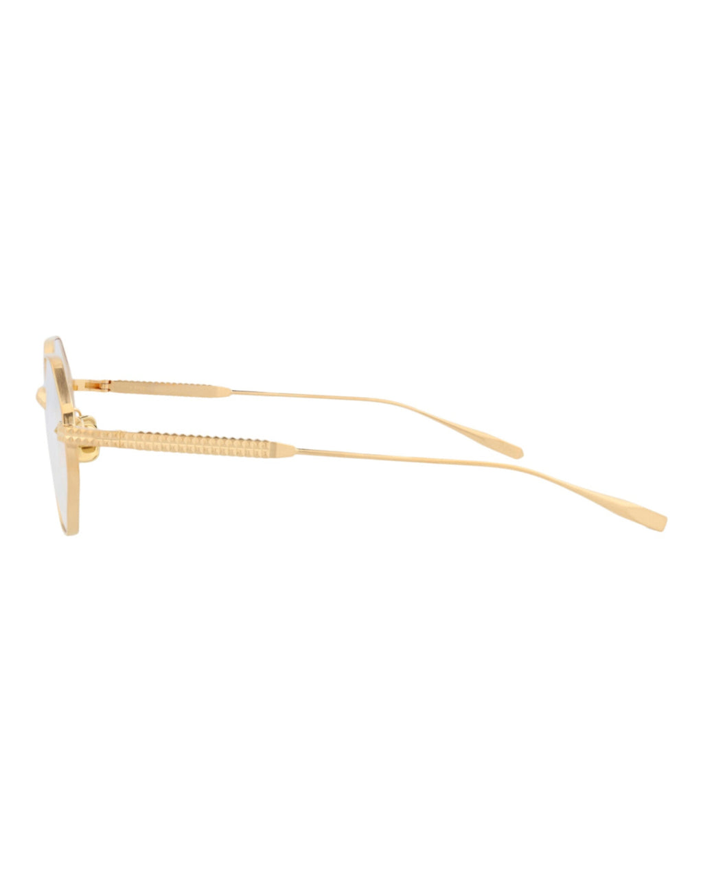 Valentino Womens Round/Oval Gold Gold Transparent Fashion Designer Eyewear