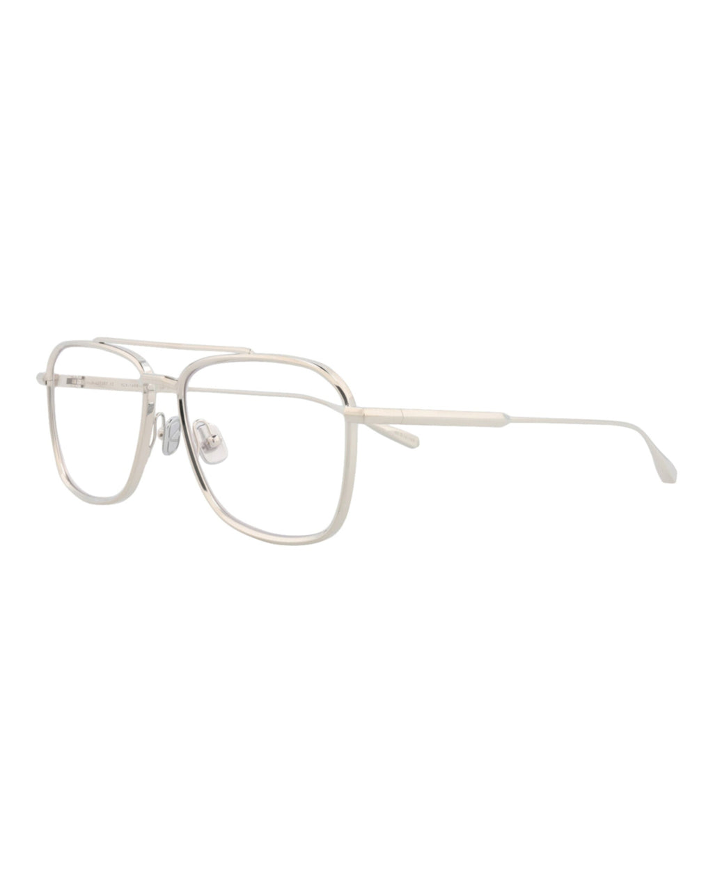 Valentino Unisex Aviator Silver-Silver-Transparent Fashion Designer Eyewear