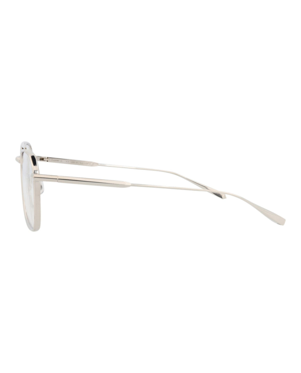 Valentino Unisex Aviator Silver-Silver-Transparent Fashion Designer Eyewear