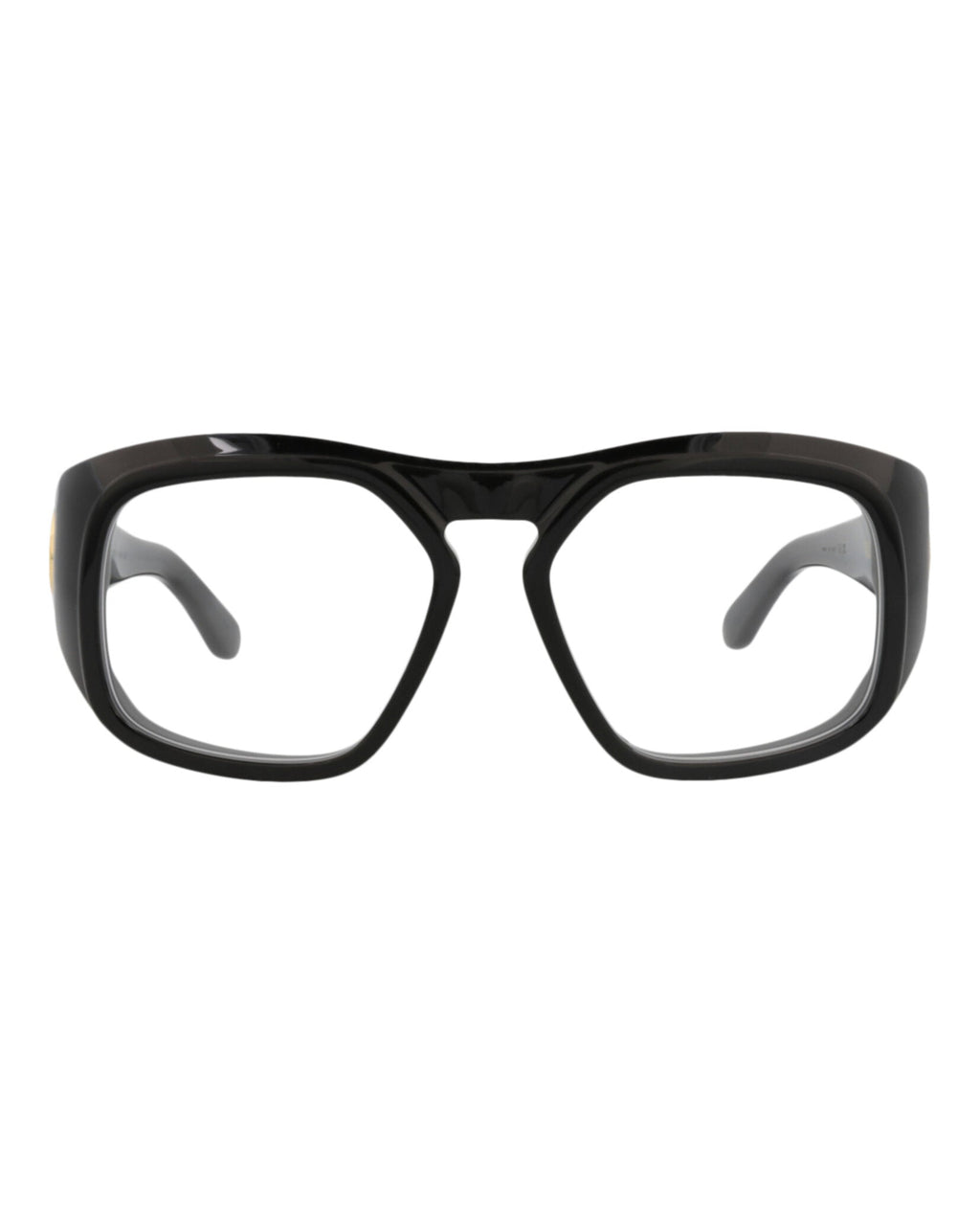 Valentino Unisex Square/Rectangle Black-Black-Transparent Fashion Designer Eyewear