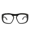 Valentino Unisex Square/Rectangle Black-Black-Transparent Fashion Designer Eyewear
