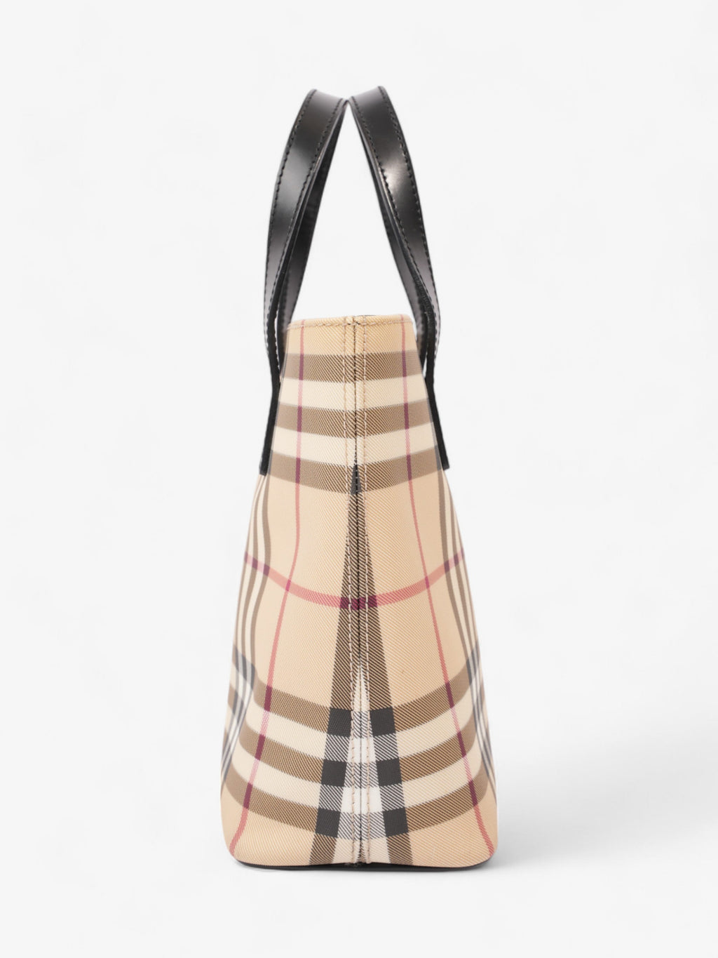 Burberry London Tote Nova Check Canvas