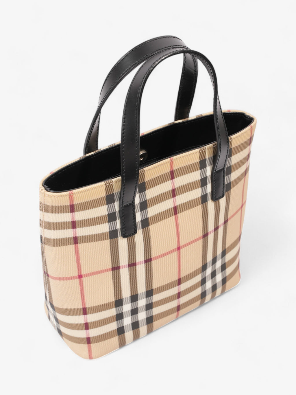 Burberry London Tote Nova Check Canvas