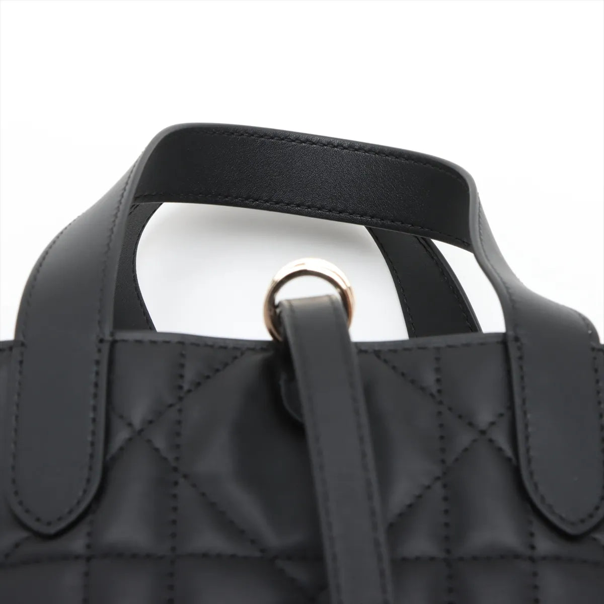 Christian Dior Black Macrocannage Lambskin Small Dior Toujour Vertical Tote Bag [Clearance Sale]