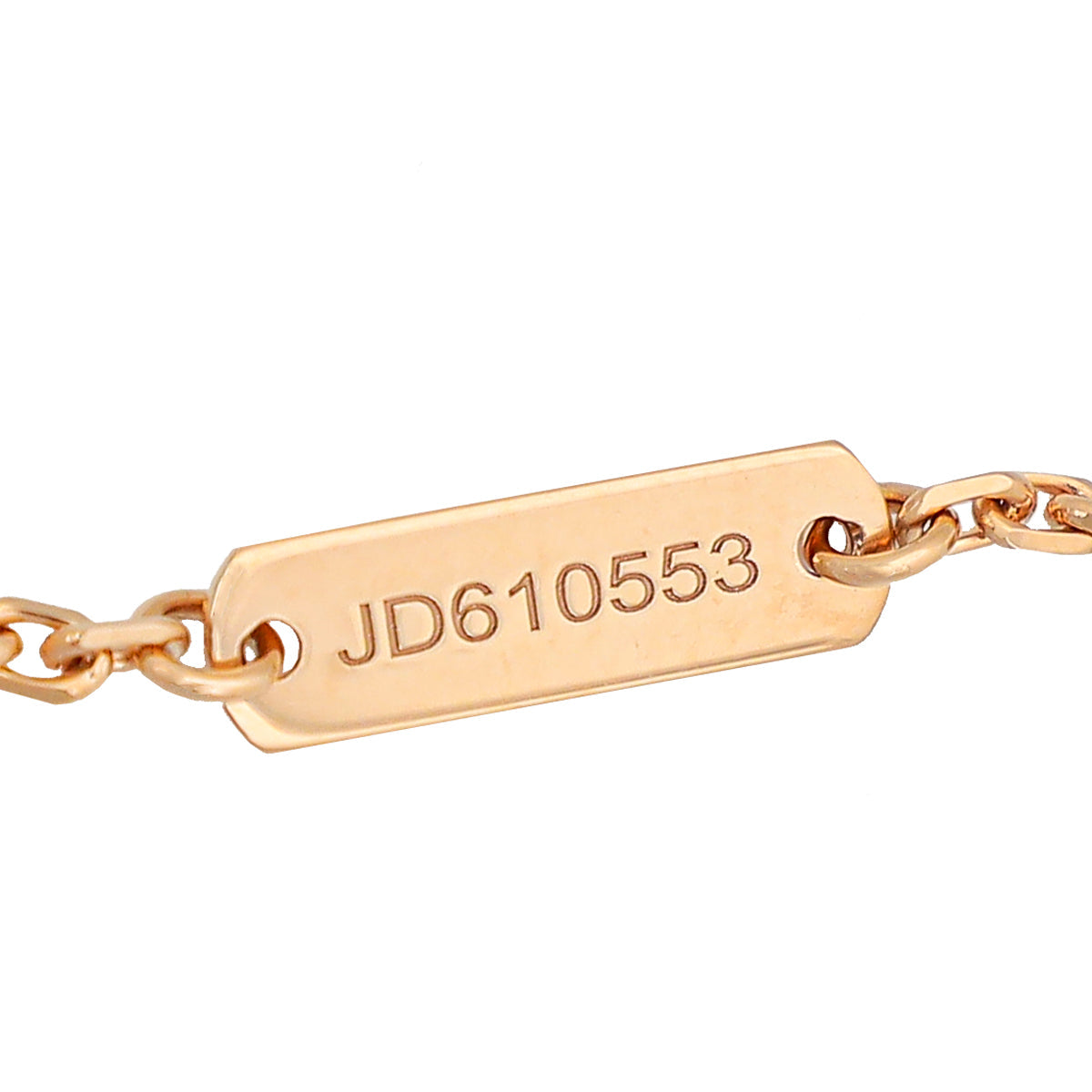 Van Cleef & Arpels 18K Rose Gold Diamond Silver Obsidian Vintage Alhambra Holiday Pendant Necklace