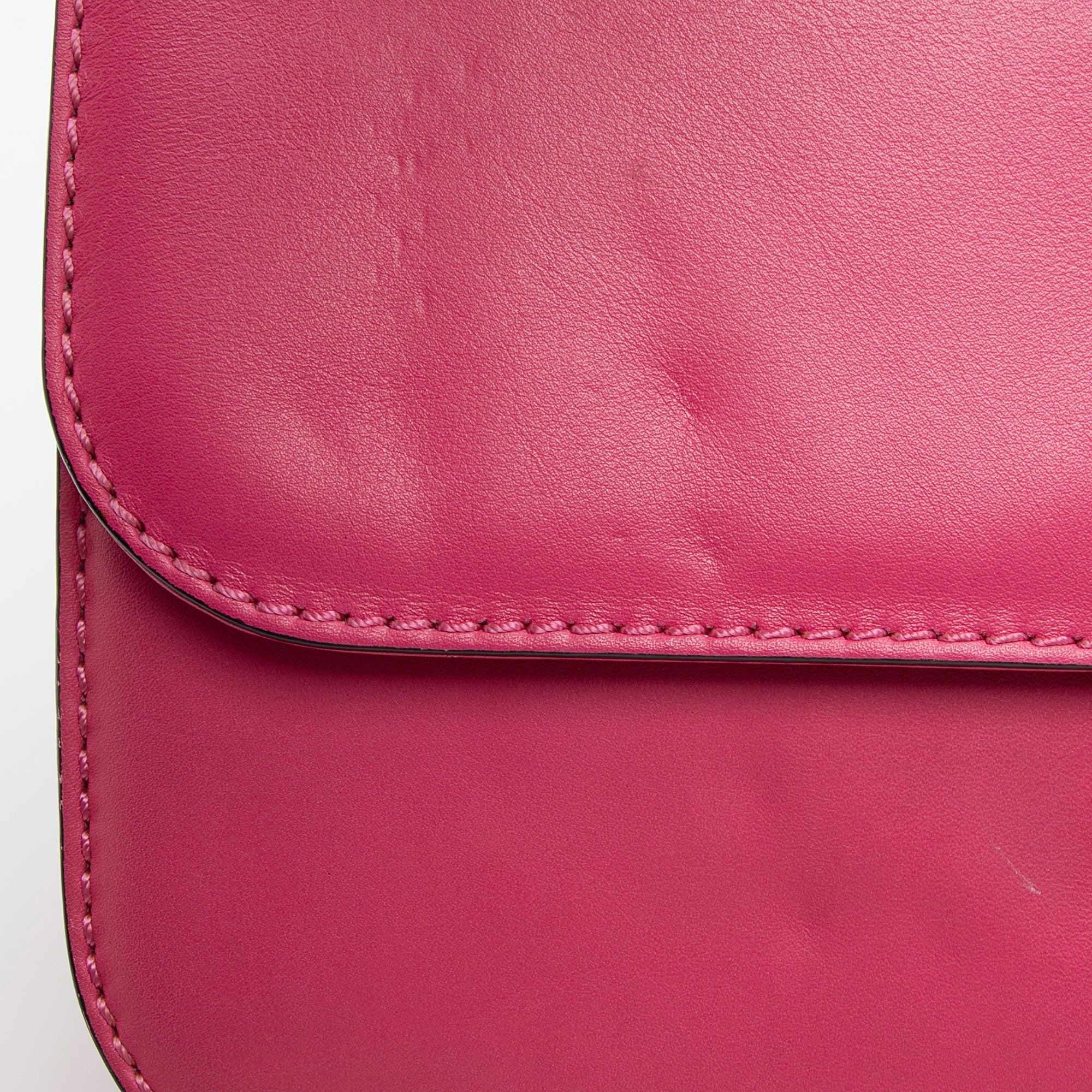 Valentino Calfskin Glam Lock Medium Shoulder Bag (SHF-H9eHek)