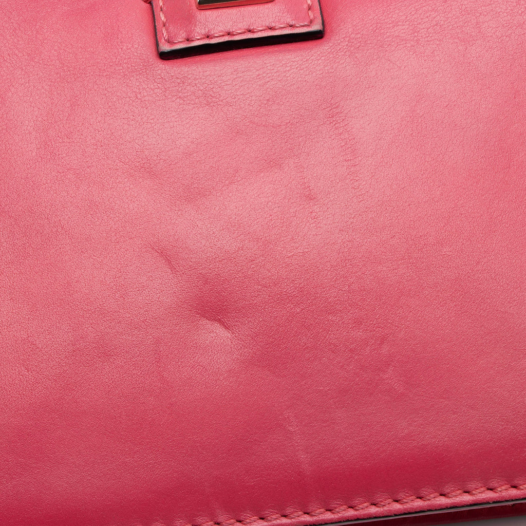 Valentino Calfskin Glam Lock Small Shoulder Bag