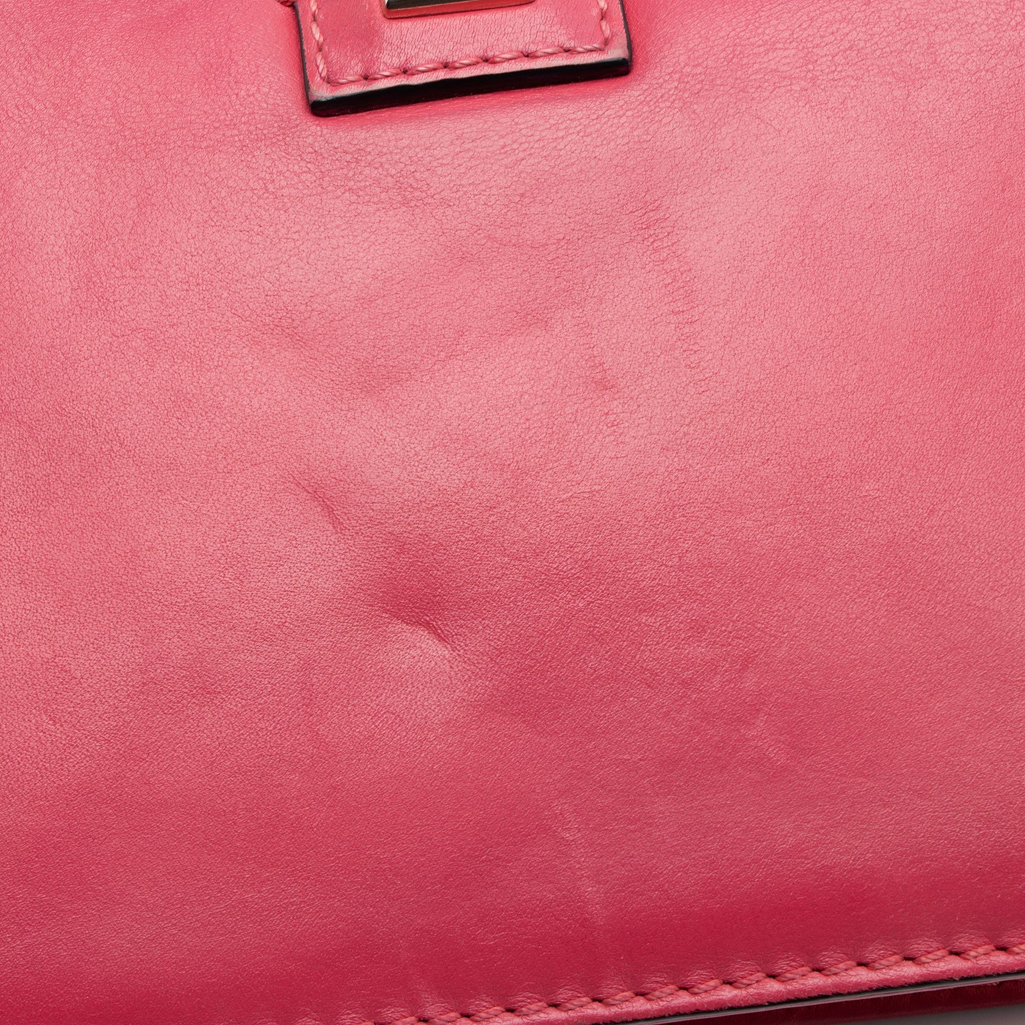 Valentino Calfskin Glam Lock Small Shoulder Bag