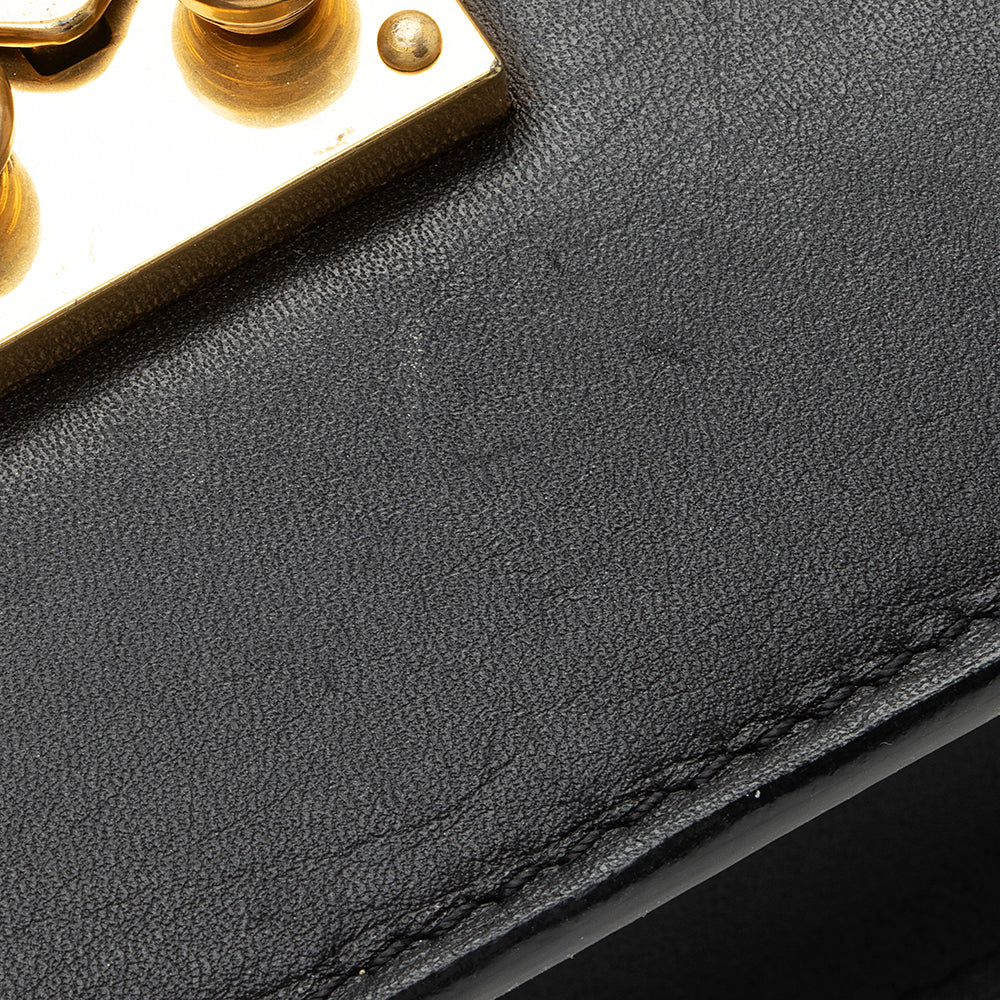 Valentino Calfskin Glam Lock Small Shoulder Bag - FINAL SALE (SHF-19505)