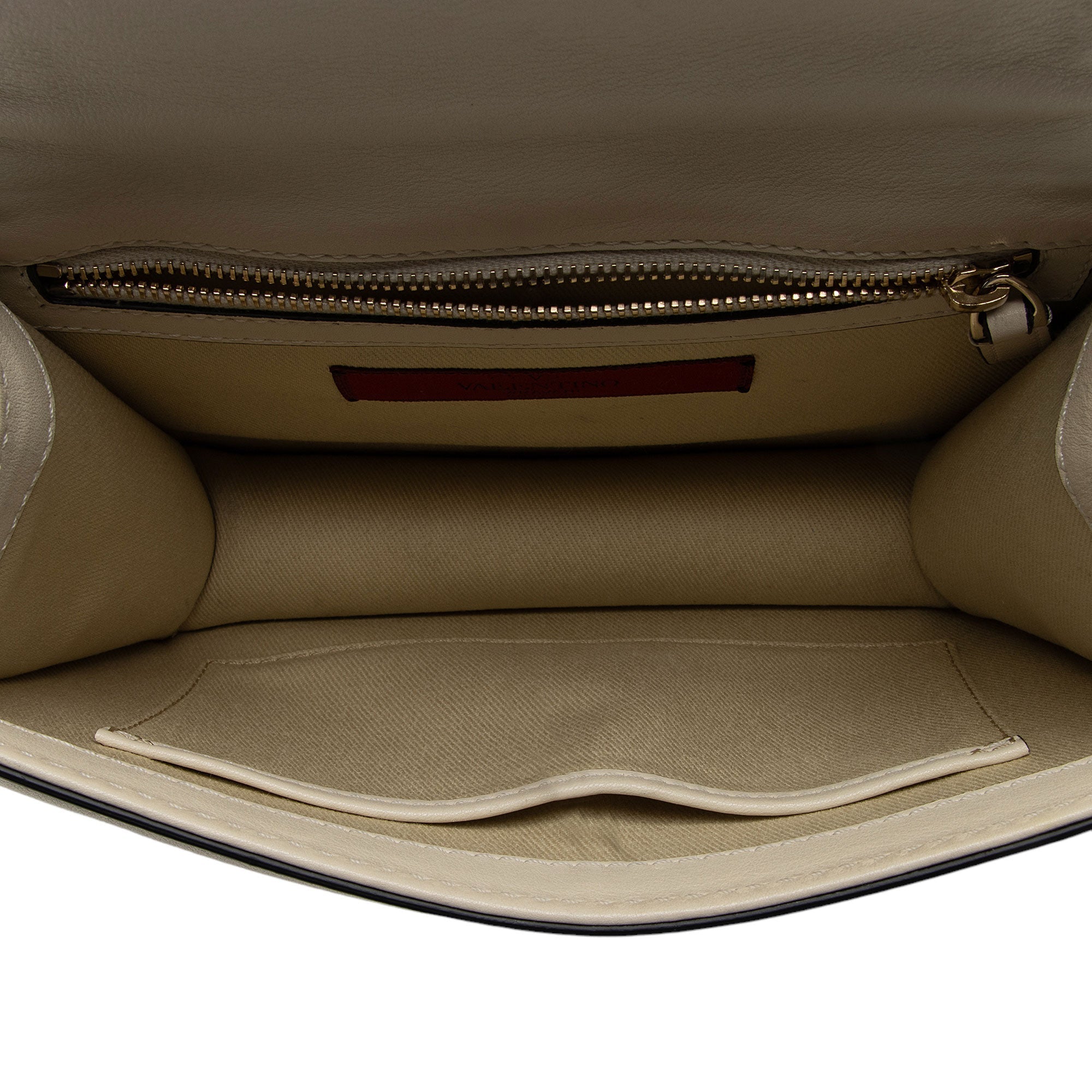 Valentino Calfskin Glam Lock Small Shoulder Bag (SHF-EgjKxt)