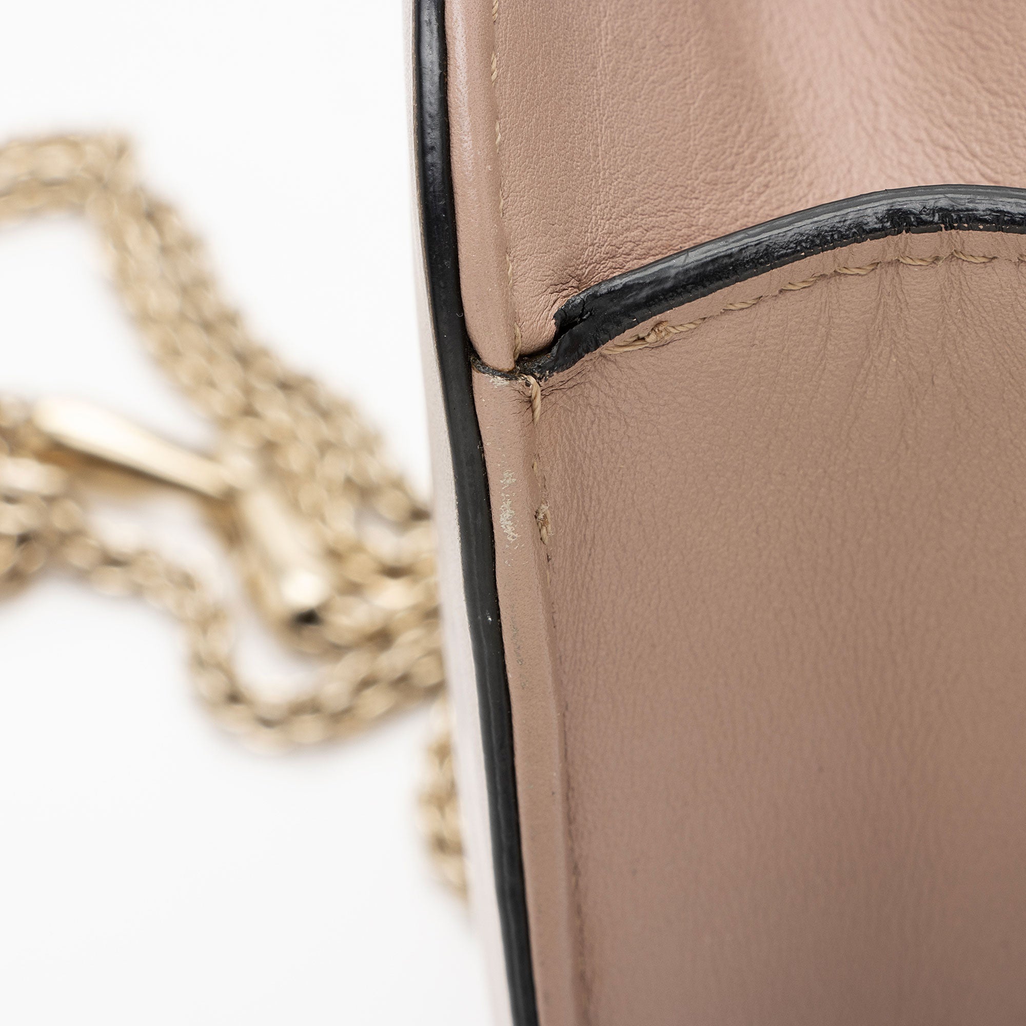 Valentino Calfskin Glam Lock Small Shoulder Bag