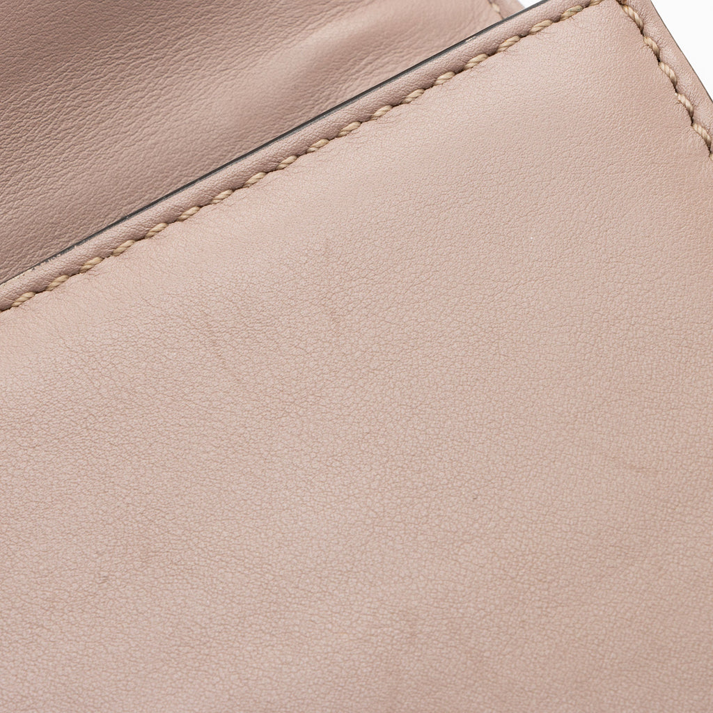 Valentino Calfskin Glam Lock Small Shoulder Bag