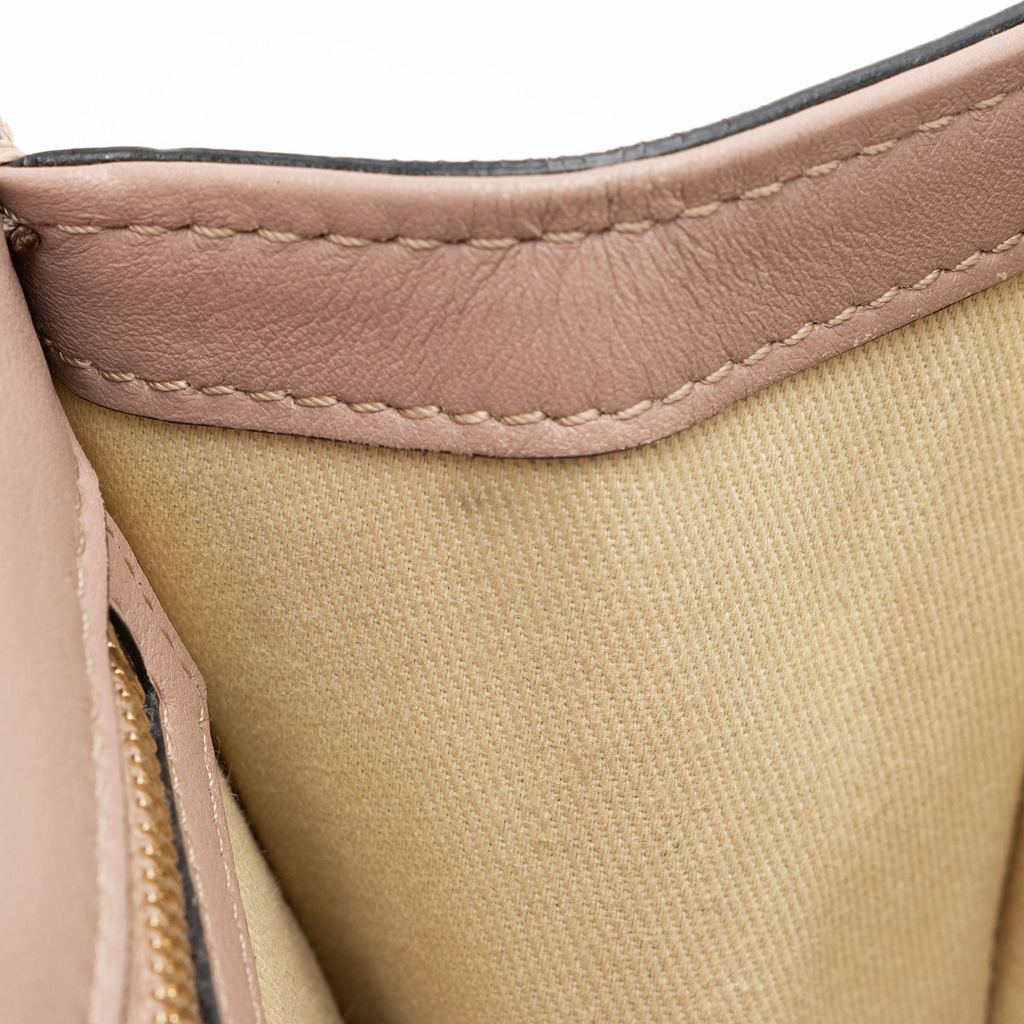 Valentino Calfskin Glam Lock Small Shoulder Bag