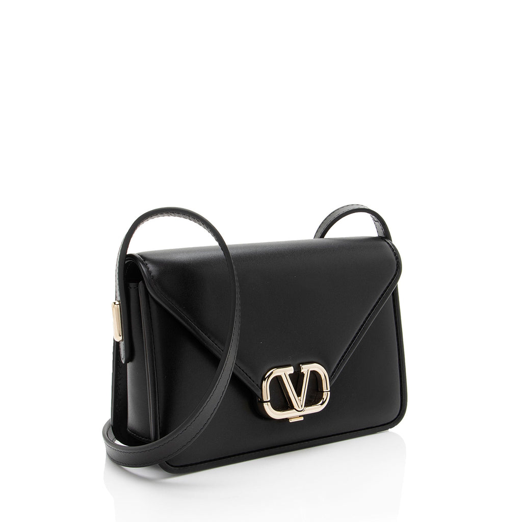 Valentino Calfskin Letter Small Shoulder Bag