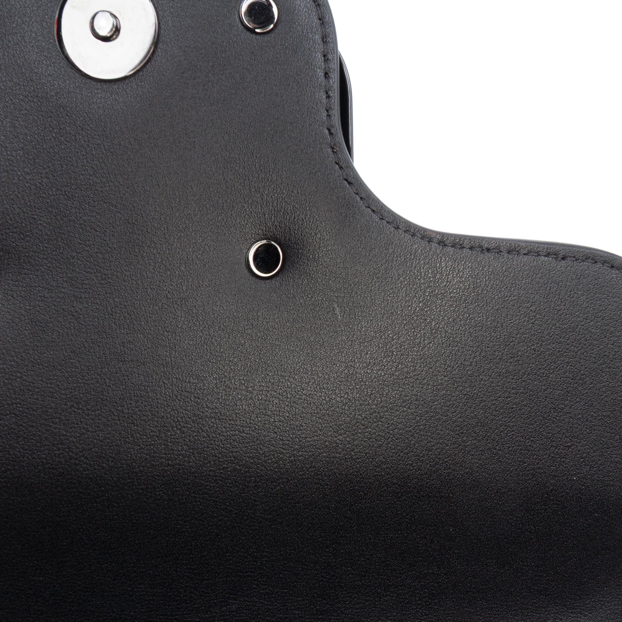 Valentino Calfskin Logo Flap Satchel