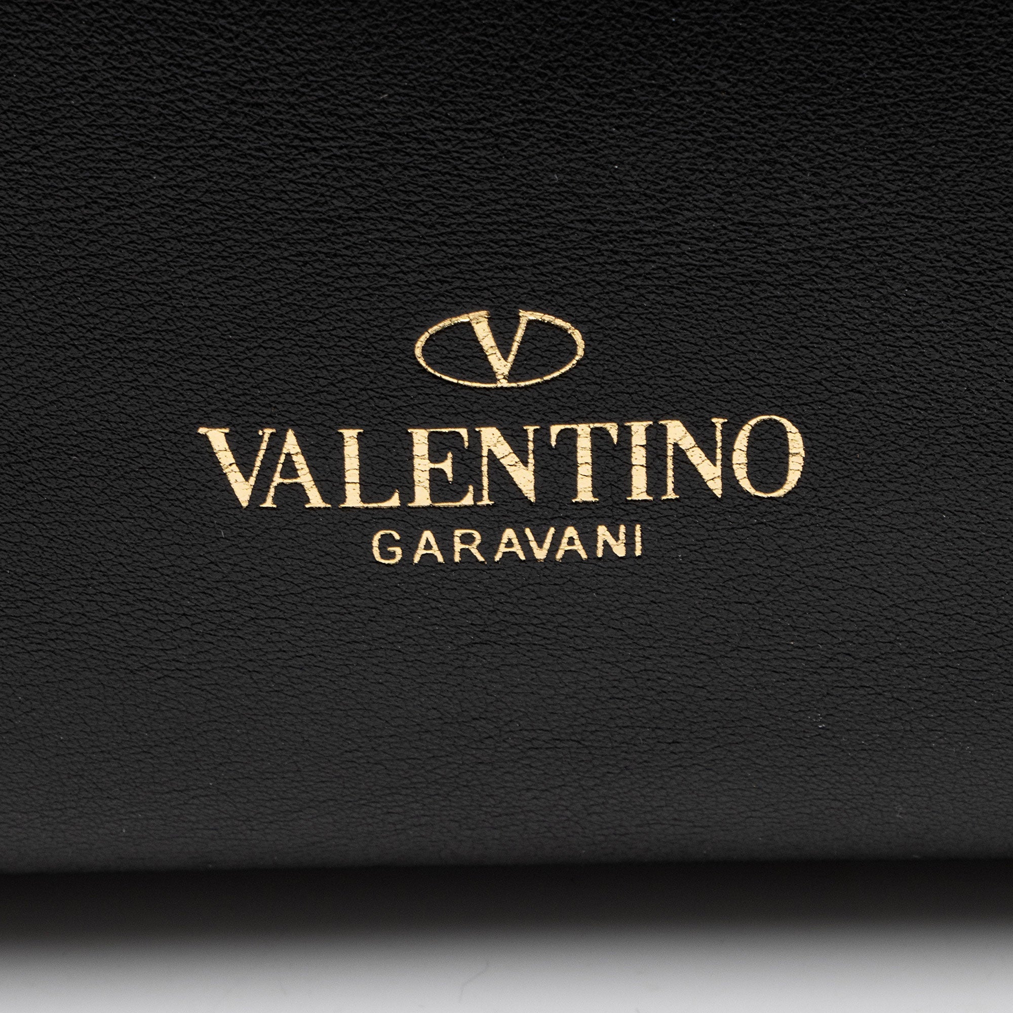 Valentino Calfskin Rockstud Double Handle Medium Tote
