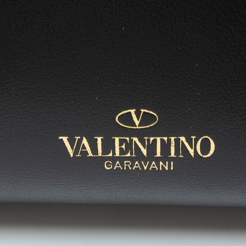 Valentino Calfskin Rockstud Double Handle Small Tote