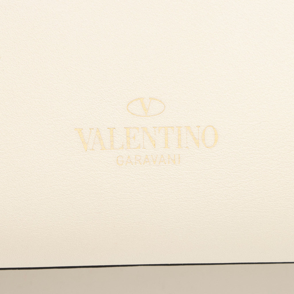 Valentino Calfskin Rockstud Double Handle Small Tote