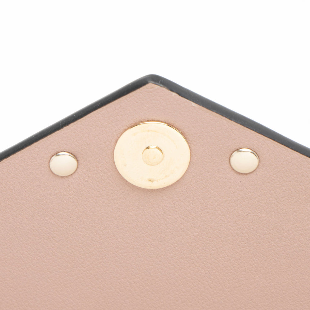 Valentino Calfskin Rockstud Envelope Chain Clutch