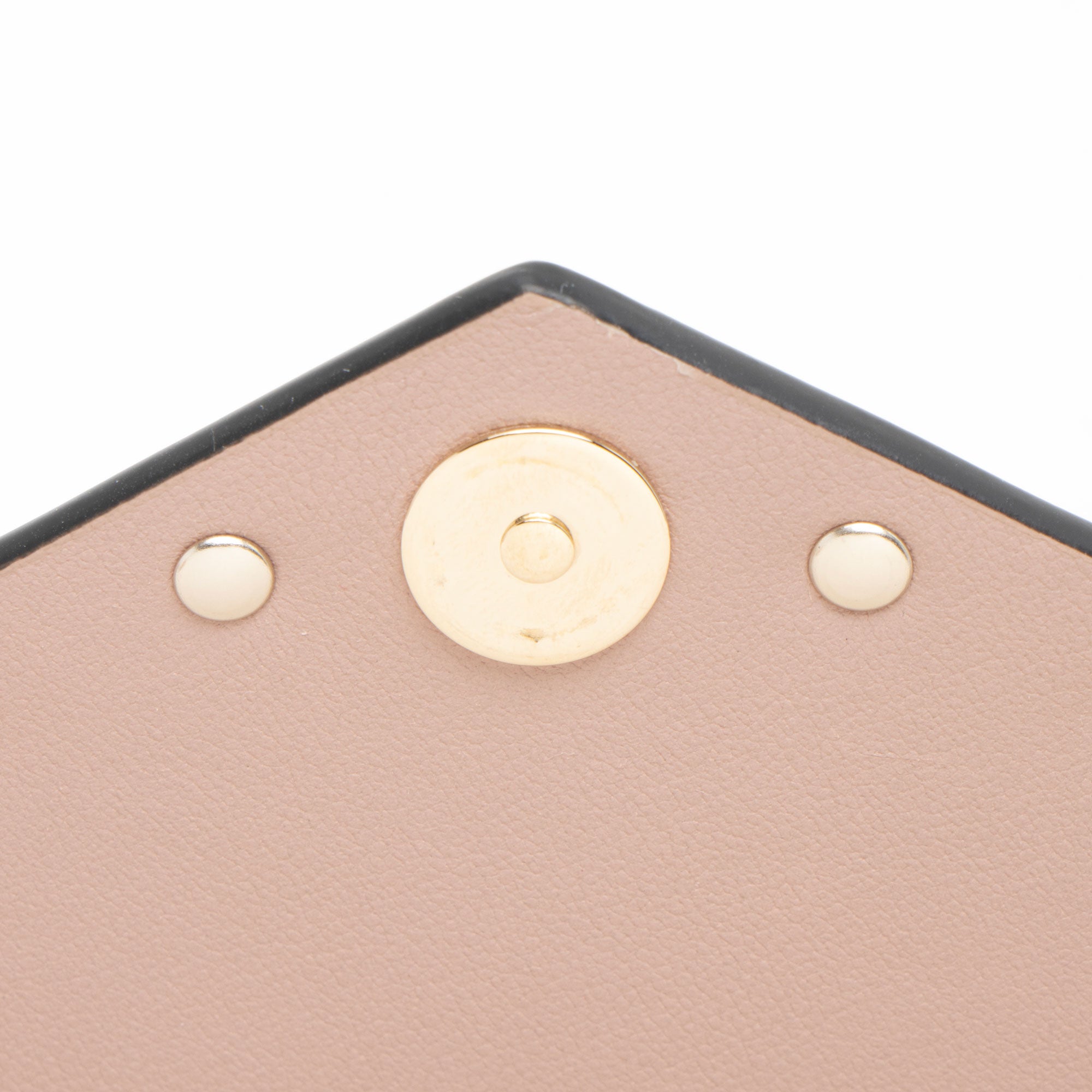 Valentino Calfskin Rockstud Envelope Chain Clutch
