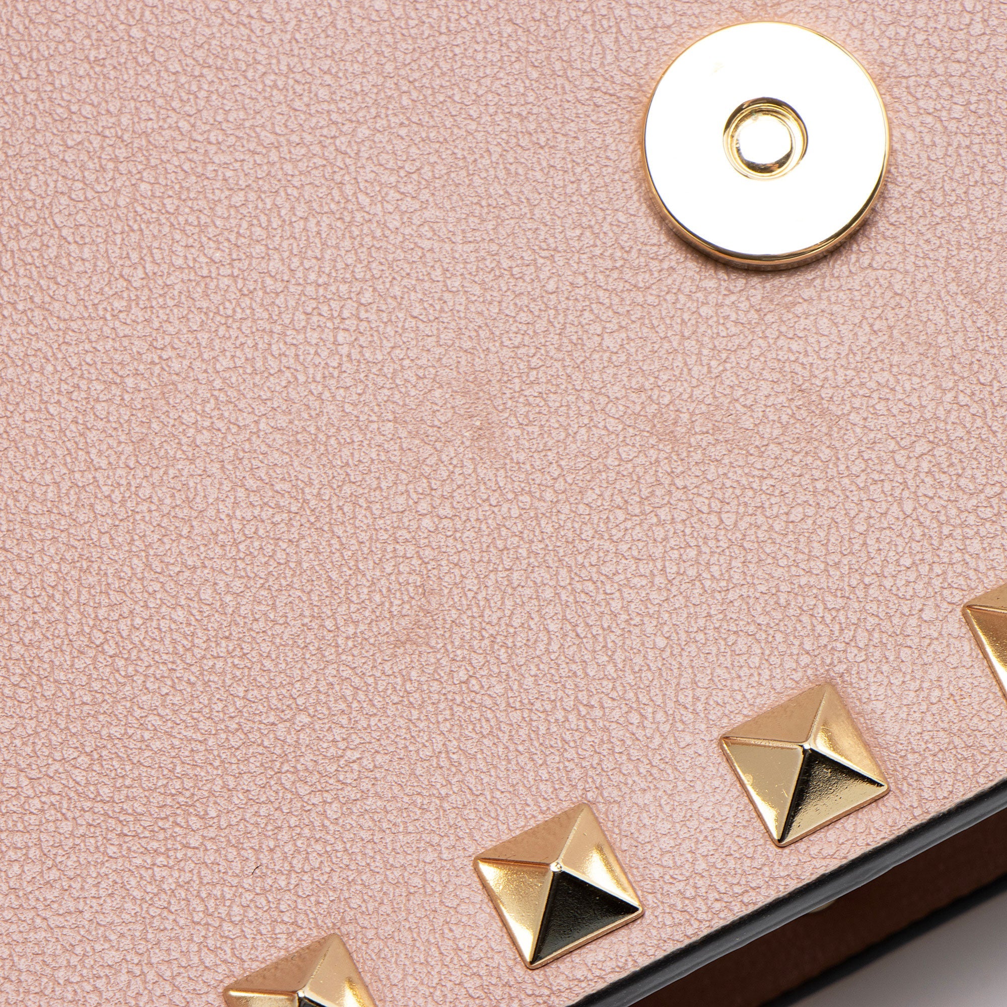 Valentino Calfskin Rockstud Envelope Chain Clutch