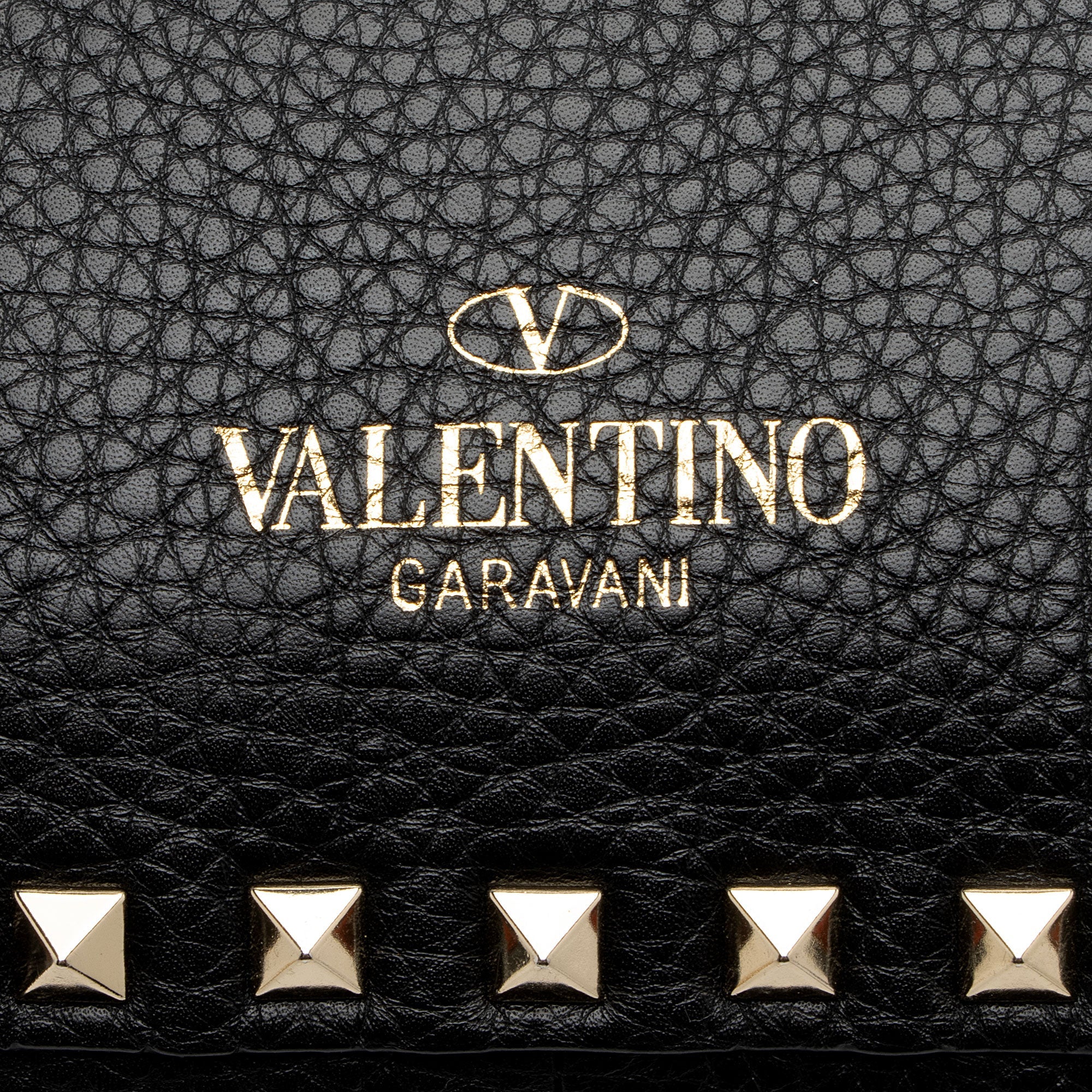 Valentino Calfskin Rockstud Medium Reversible Tote