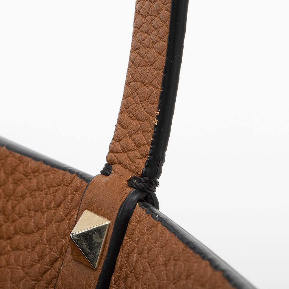 Valentino Calfskin Rockstud Reversible Small Tote - FINAL SALE (SHF-19189)