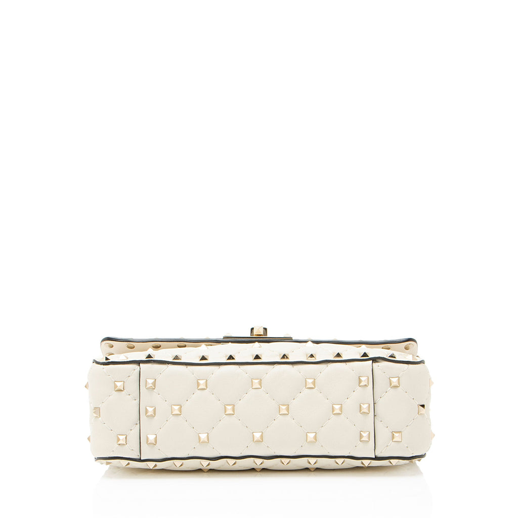 Valentino Calfskin Rockstud Spike Up Chain Small Shoulder Bag
