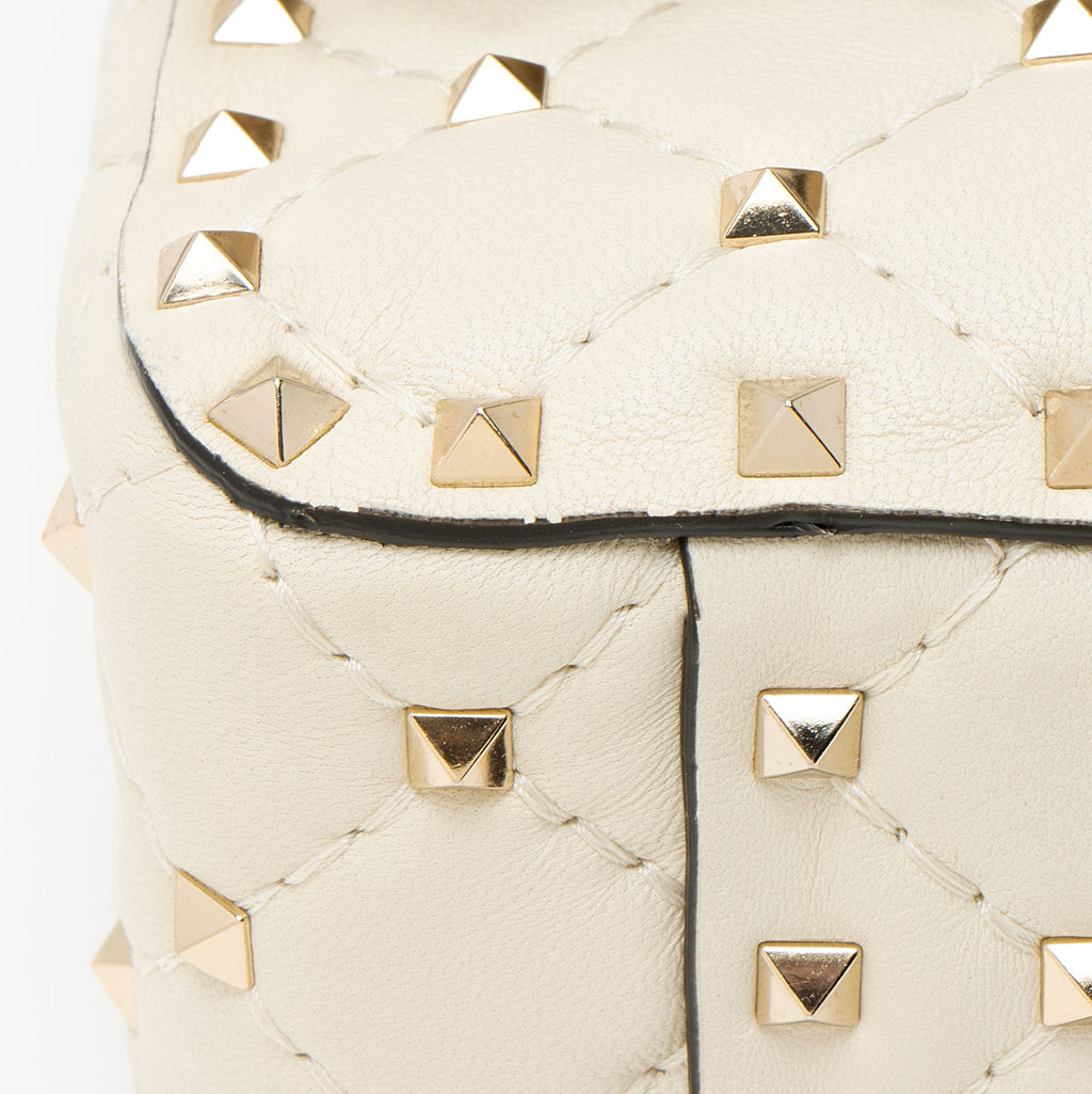 Valentino Calfskin Rockstud Spike Up Chain Small Shoulder Bag