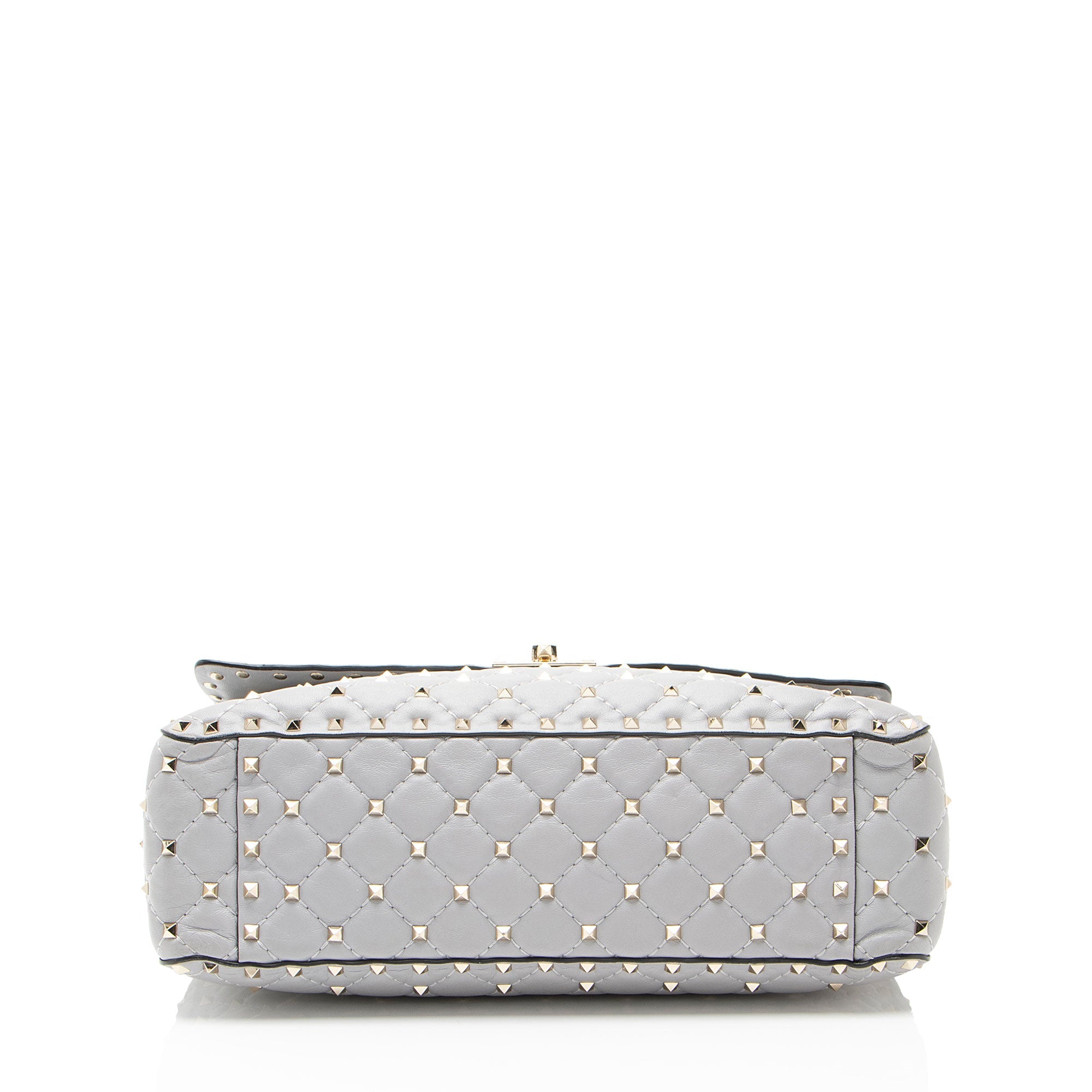 Valentino Metallic Calfskin Rockstud Spike Up Shoulder Bag