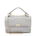 Valentino Metallic Calfskin Rockstud Spike Up Shoulder Bag