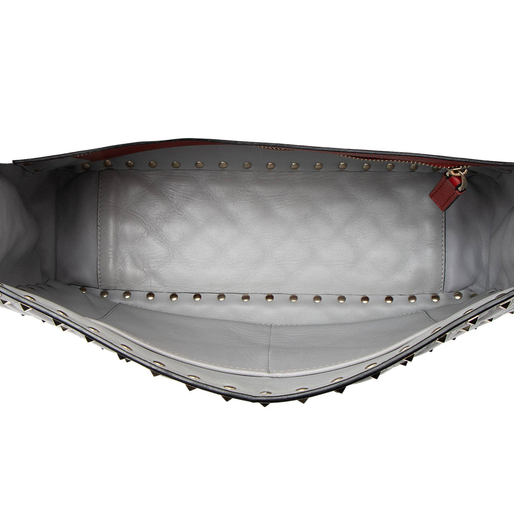Valentino Metallic Calfskin Rockstud Spike Up Shoulder Bag