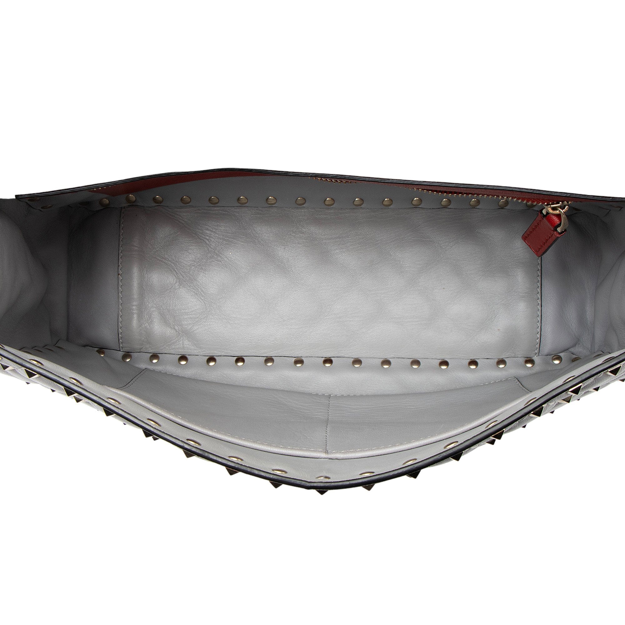 Valentino Metallic Calfskin Rockstud Spike Up Shoulder Bag