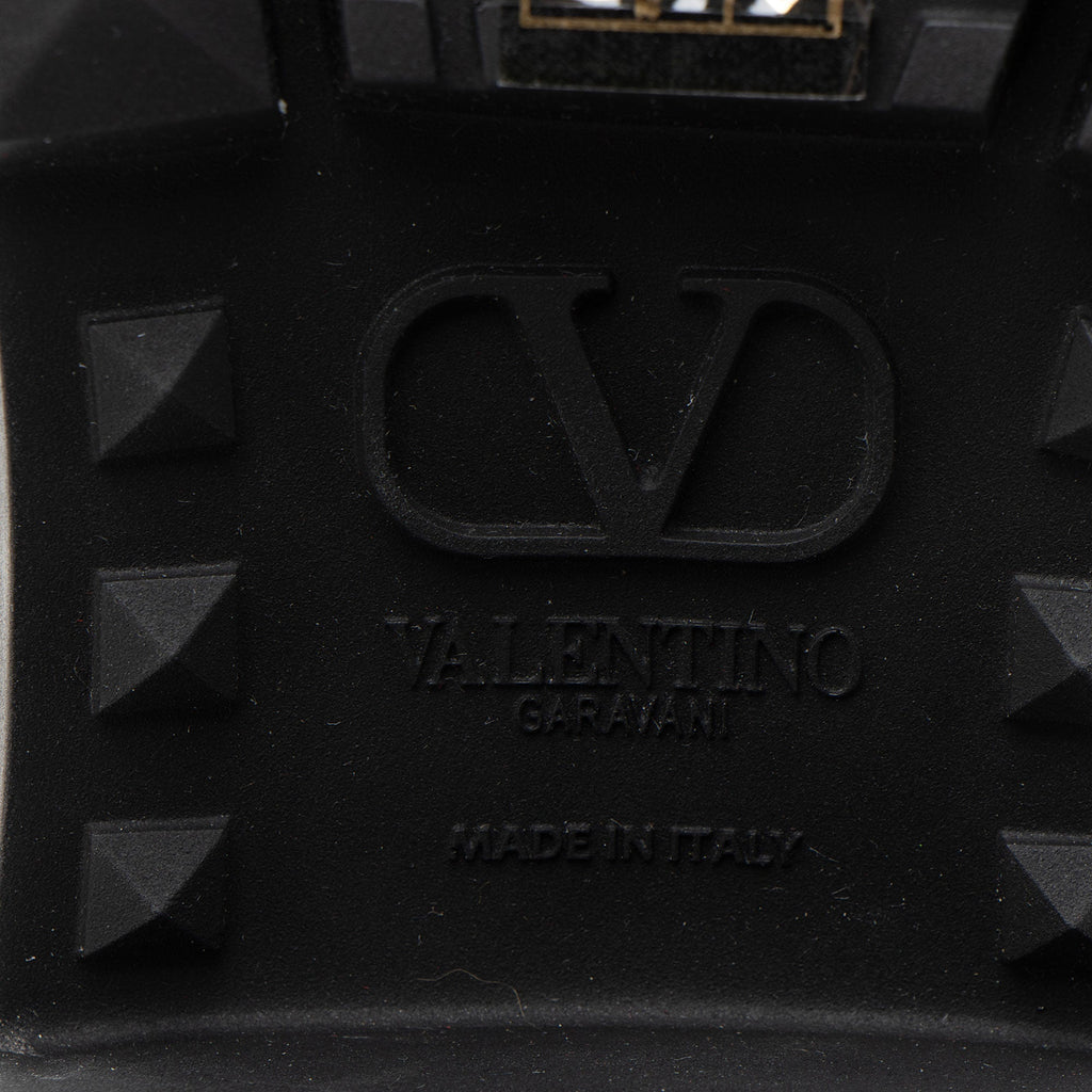 Valentino Calfskin Roman Stud Combat Boots - Size 7.5 / 37.5