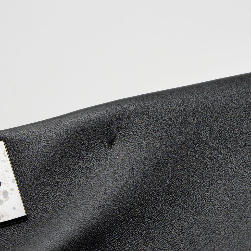 Valentino Calfskin Roman Stud Maxi Shoulder Bag