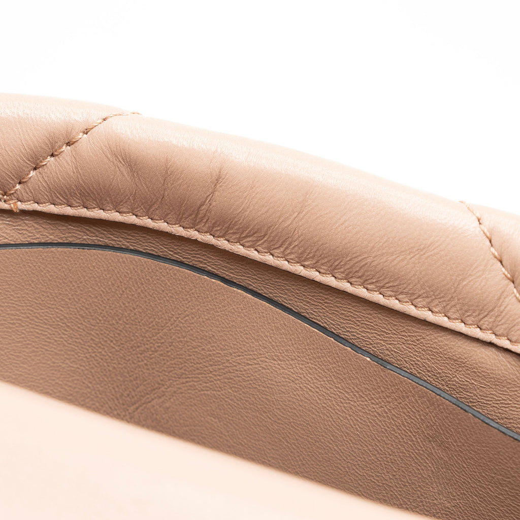 Valentino Calfskin Roman Stud Medium Shoulder Bag (SHF-SYRDK3)